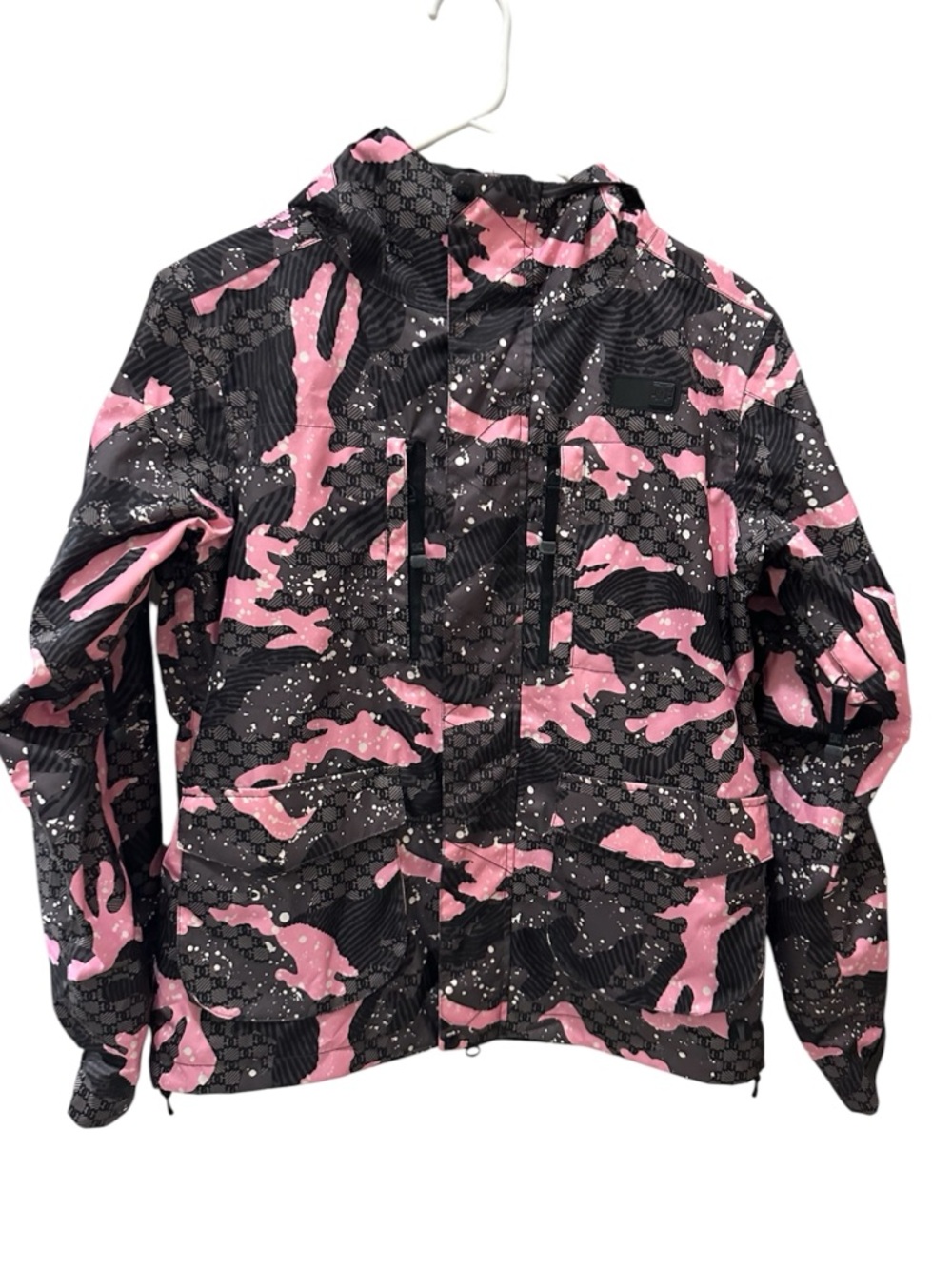 DC Snow ski Jacket size XS pink gray camo